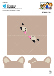 Paper Dog Bookmark Template - for Teachers for Students, Page 3