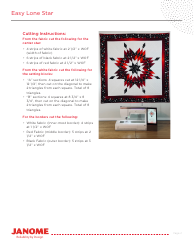 Lone Star Quilt Pattern, Page 2