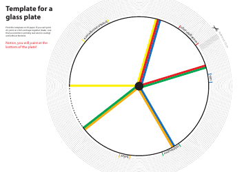 Glass Ete Plate Print Template
