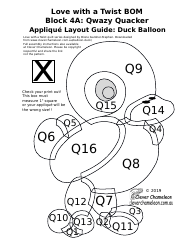 Duck Balloon Applique Templates, Page 3