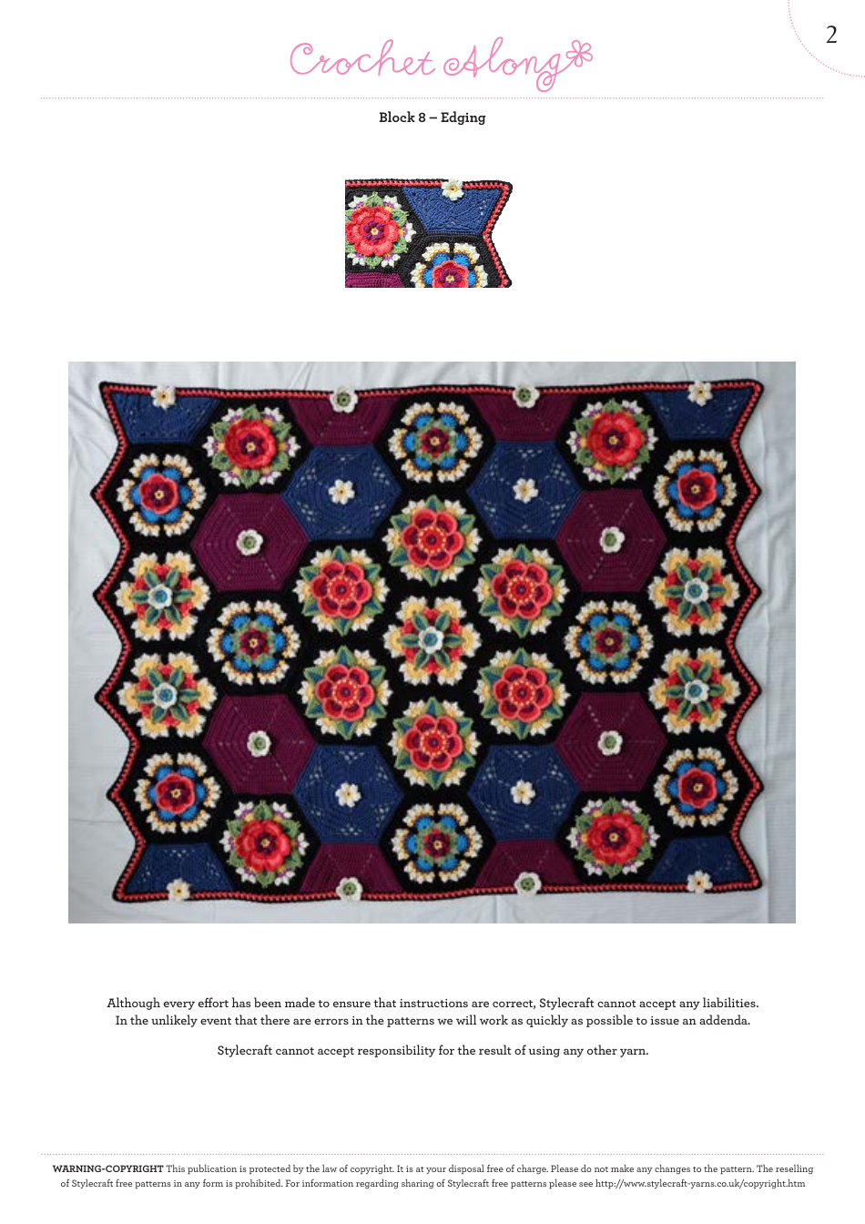 Fridas Edging Crochet Pattern - US Terms, Page 3