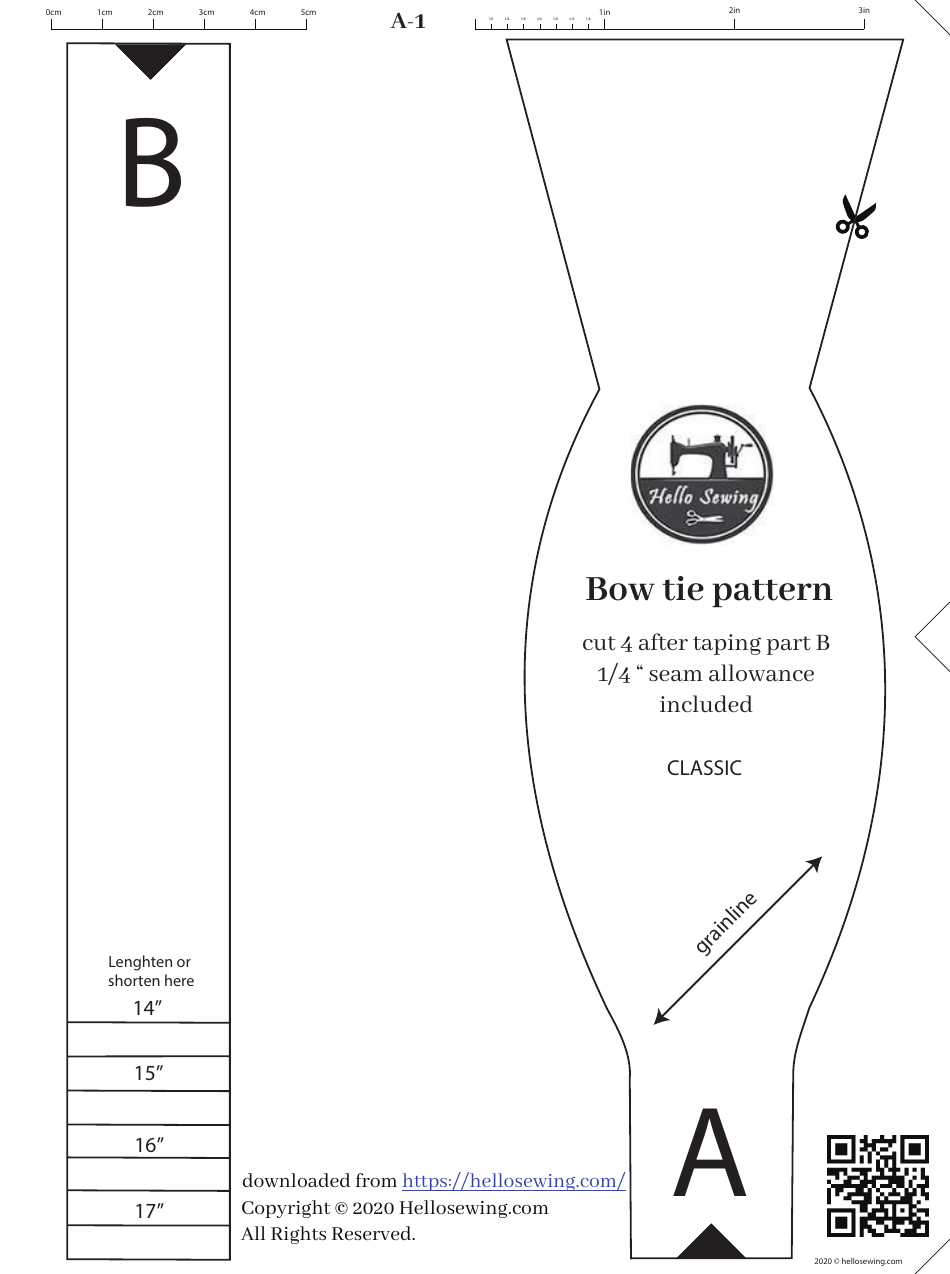 bow-tie-sewing-pattern-templates-download-printable-pdf-templateroller