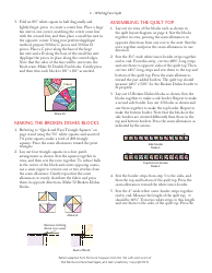 Whirling Fans Quilt Pattern Templates, Page 3