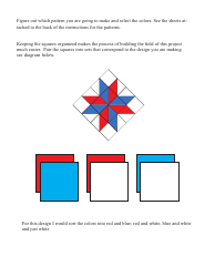 Quilt Block Square Diamond Kite Guide, Page 3