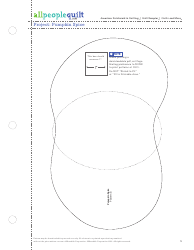 Document preview: Pumpkin Spice Quilt Pattern Templates