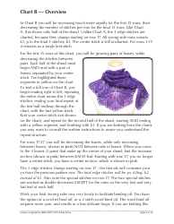 Haruni Shawl Knitting/Crochet Pattern, Page 5