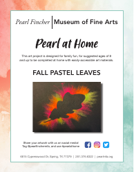 Fall Pastel Leaf Stencil Templates