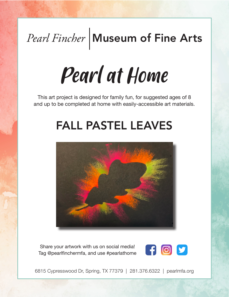 Fall Pastel Leaf Stencil Templates Image - TemplateRoller
