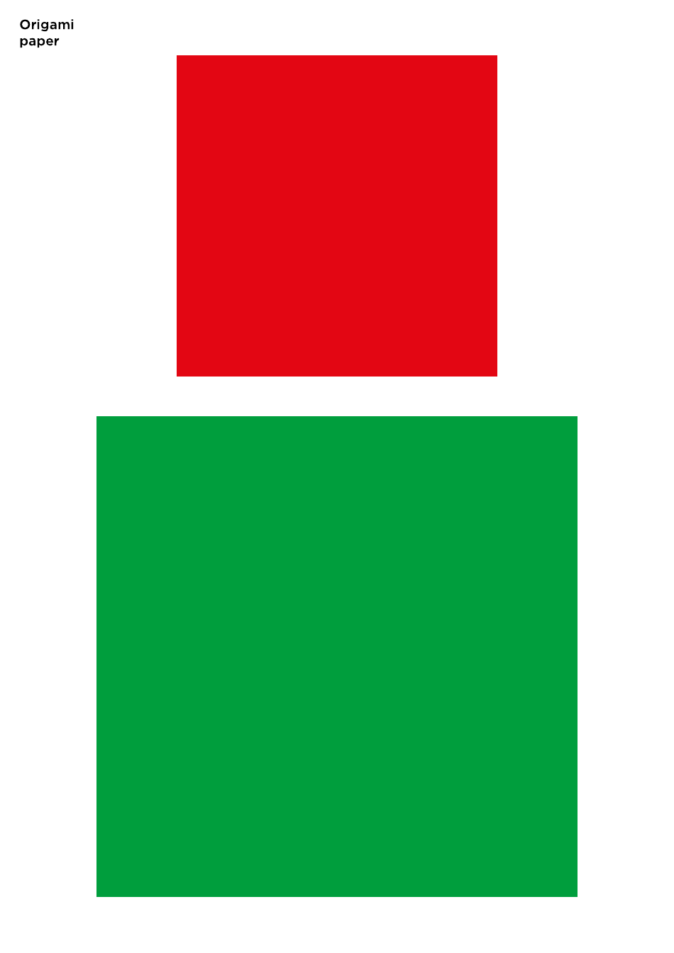 Origami Tulip Flower Card and Paper Template, Page 4