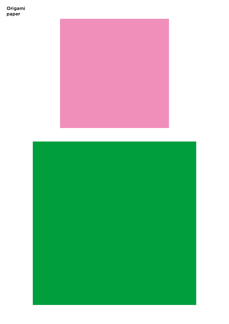 Origami Tulip Flower Card and Paper Template, Page 5