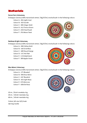 Triptych Mandala Crochet Pattern, Page 2