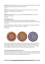 Triptych Mandala Crochet Pattern, Page 9