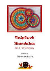 Document preview: Triptych Mandala Crochet Pattern