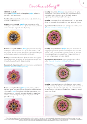 Pink Forget-Me-Not Crochet Pattern, Page 5