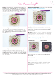 Pink Forget-Me-Not Crochet Pattern, Page 6