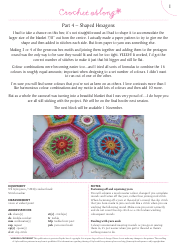 Shaped Hexagons Crochet Pattern, Page 2