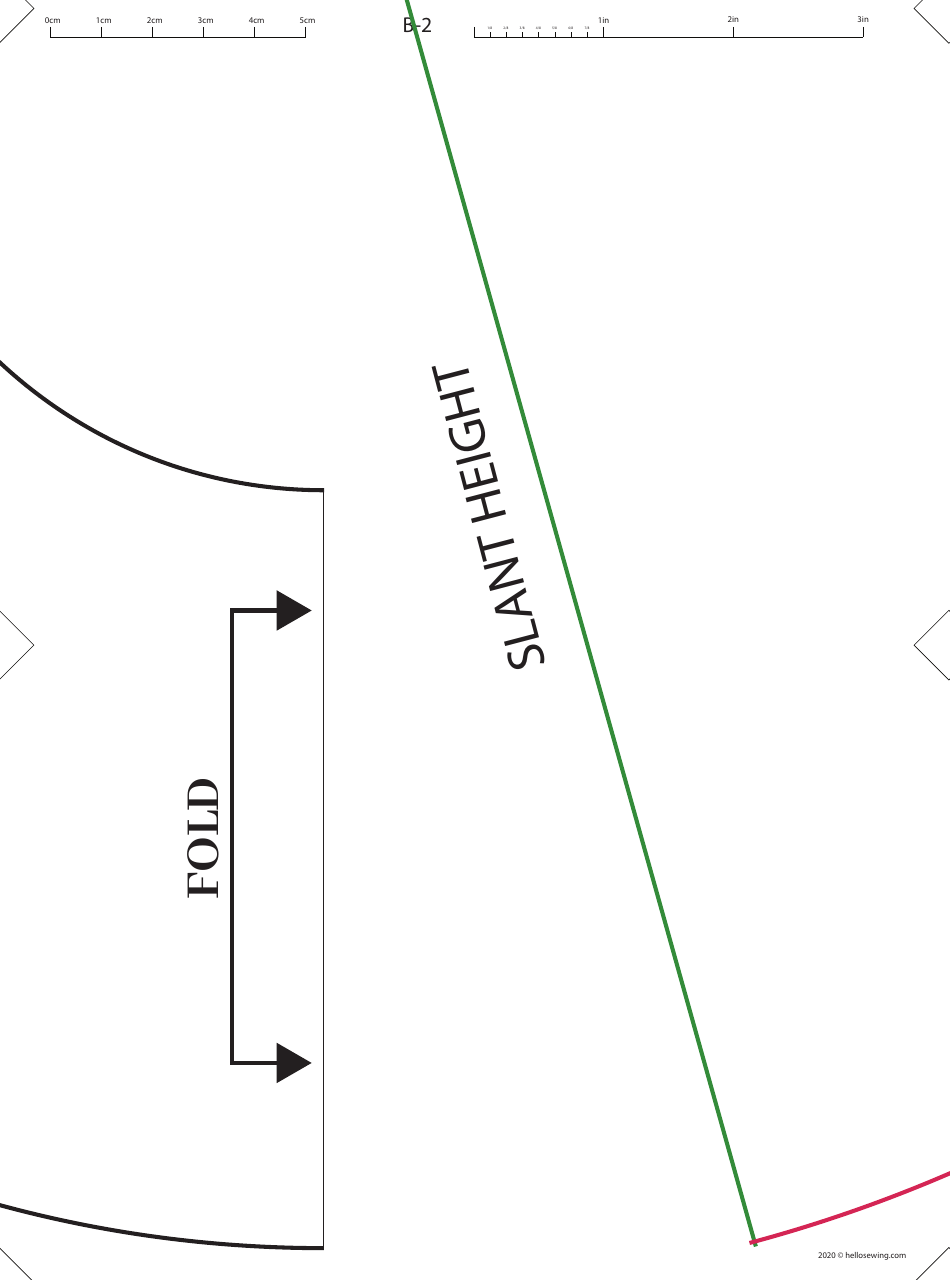 Witch Hat Sewing Template, Page 5