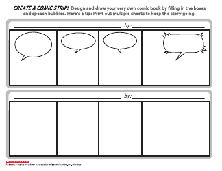 Document preview: Comic Strip Template