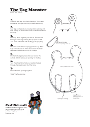 Tag Monster Sewing Templates, Page 2