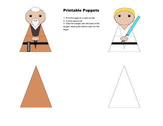 Star Wars Felt Finger Puppet Templates, Page 2