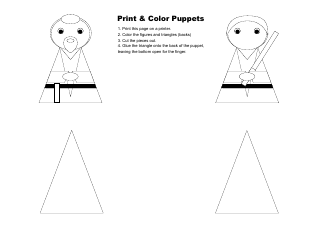 Star Wars Felt Finger Puppet Templates, Page 3