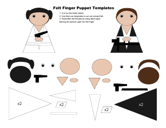 Star Wars Felt Finger Puppet Templates, Page 4