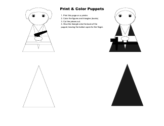 Star Wars Felt Finger Puppet Templates, Page 6