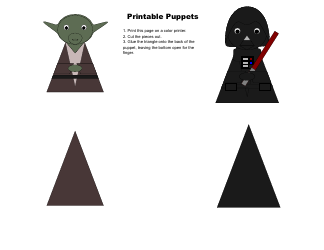 Star Wars Felt Finger Puppet Templates, Page 8