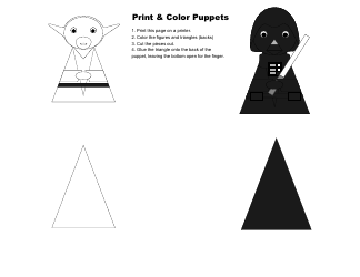 Star Wars Felt Finger Puppet Templates, Page 9