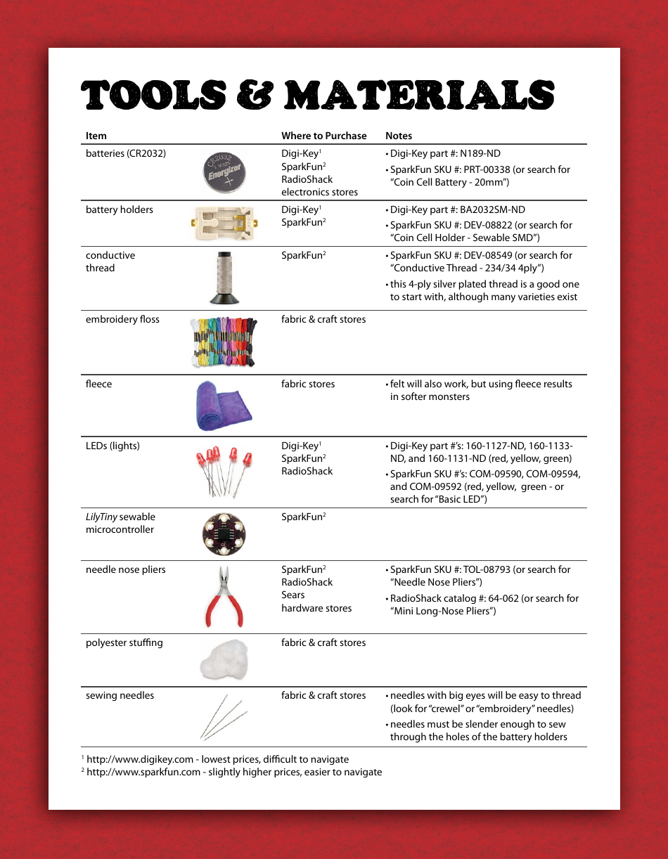 Plush Monster Sewing Pattern Templates, Page 3