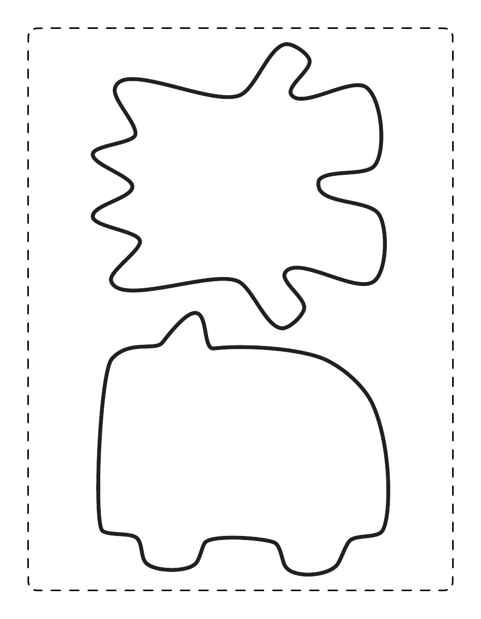 Plush Monster Sewing Pattern Templates, Page 6