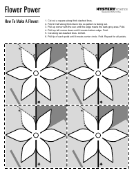 Flower Power Card Template