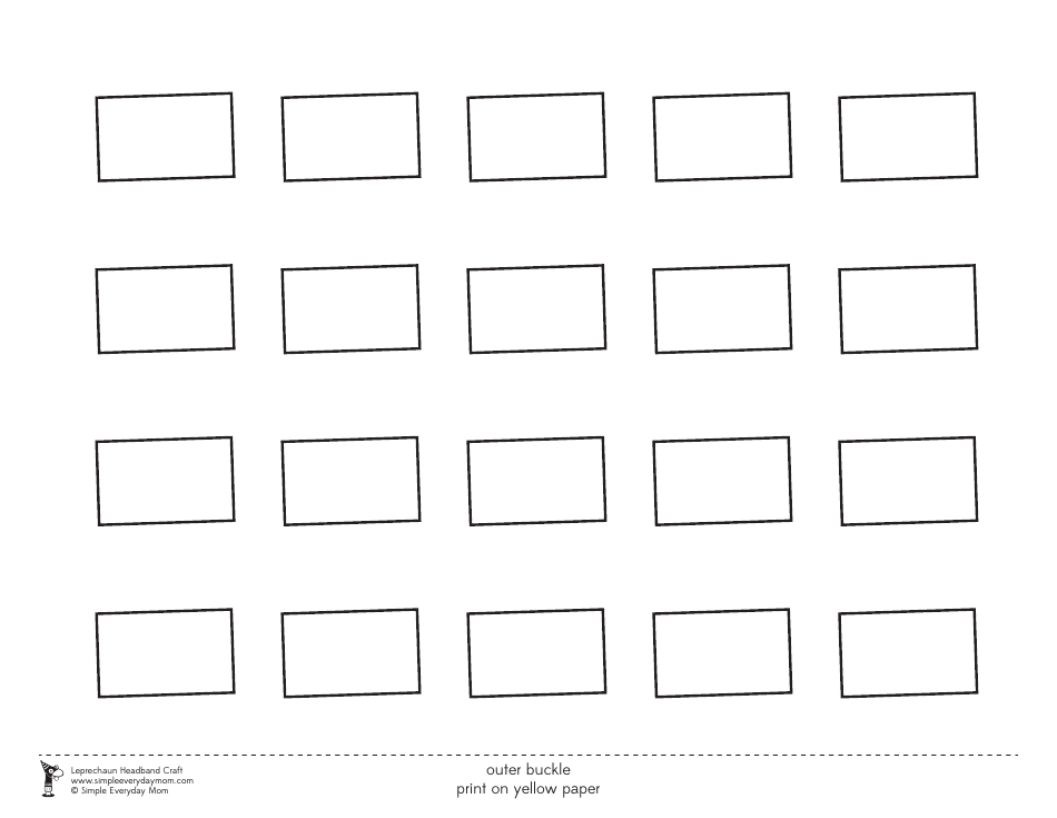 Leprechaun Headband Craft Templates, Page 11