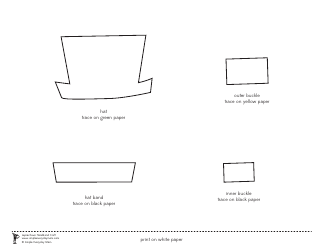 Leprechaun Headband Craft Templates, Page 5