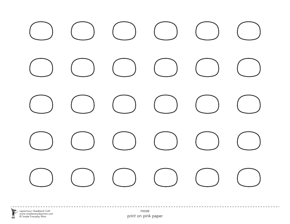 Leprechaun Headband Craft Templates, Page 7