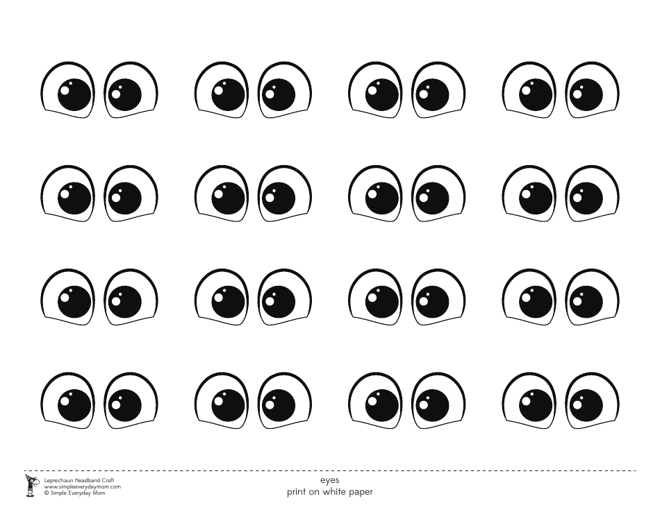 Leprechaun Headband Craft Templates, Page 8