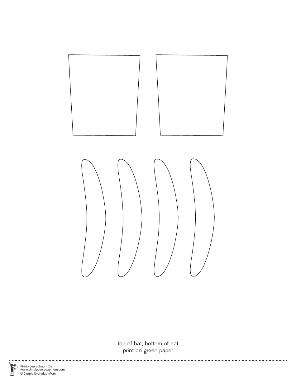 Photo Leprechaun Craft Templates, Page 8