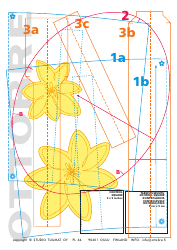 Floral Bag Sewing Pattern Template, Page 2