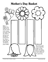 Document preview: Mother's Day Basket Template