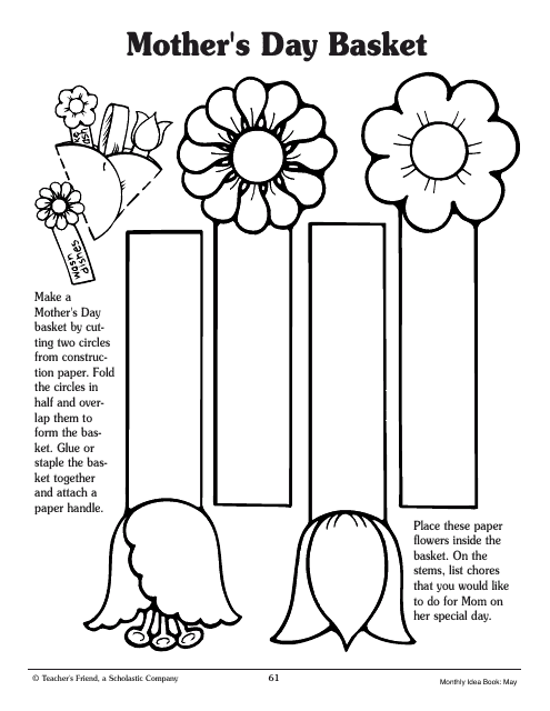 Mother's Day Basket Template
