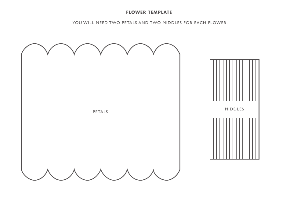 Flower Template Thumbnail Image Preview