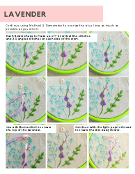Wildflower Hat Embroidery Pattern, Page 14