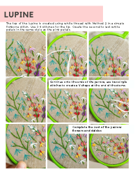 Wildflower Hat Embroidery Pattern, Page 17