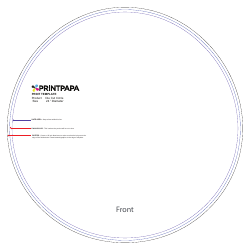 Document preview: Die Cut Circle Template