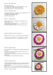 Queen Babs Friendship Flower Crochet Pattern, Page 2