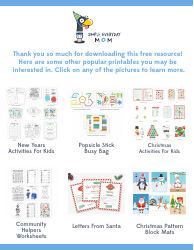 Elf Photo Craft Templates