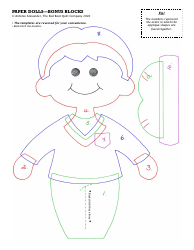 Doctor and Nurse Paper Doll Sewing Pattern Templates, Page 3