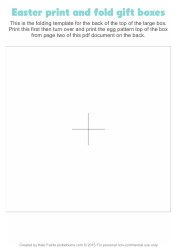 Document preview: Easter Gift Box Template