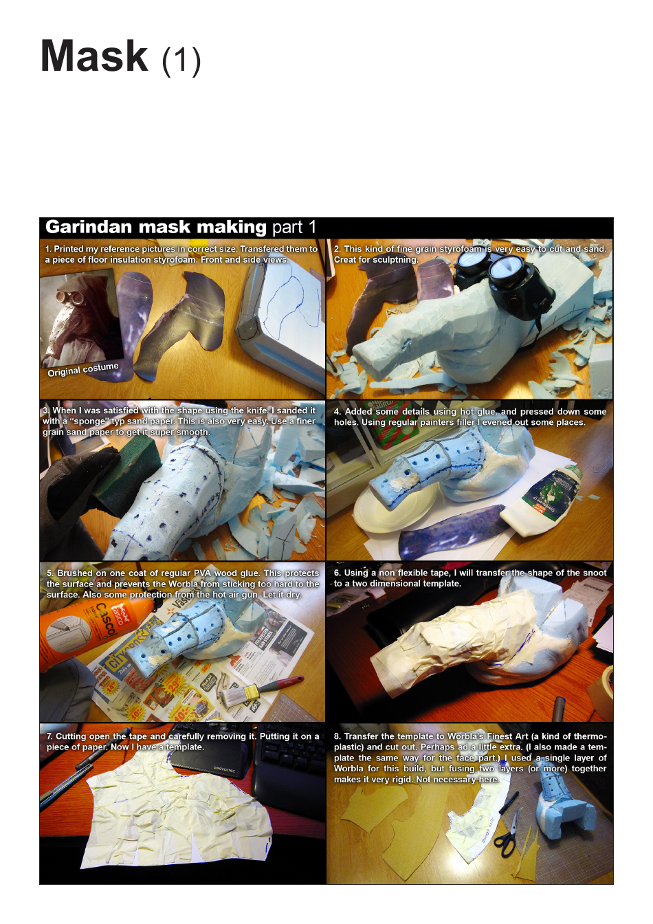 Star Wars Garindan Cloak Sewing Pattern Template, Page 11