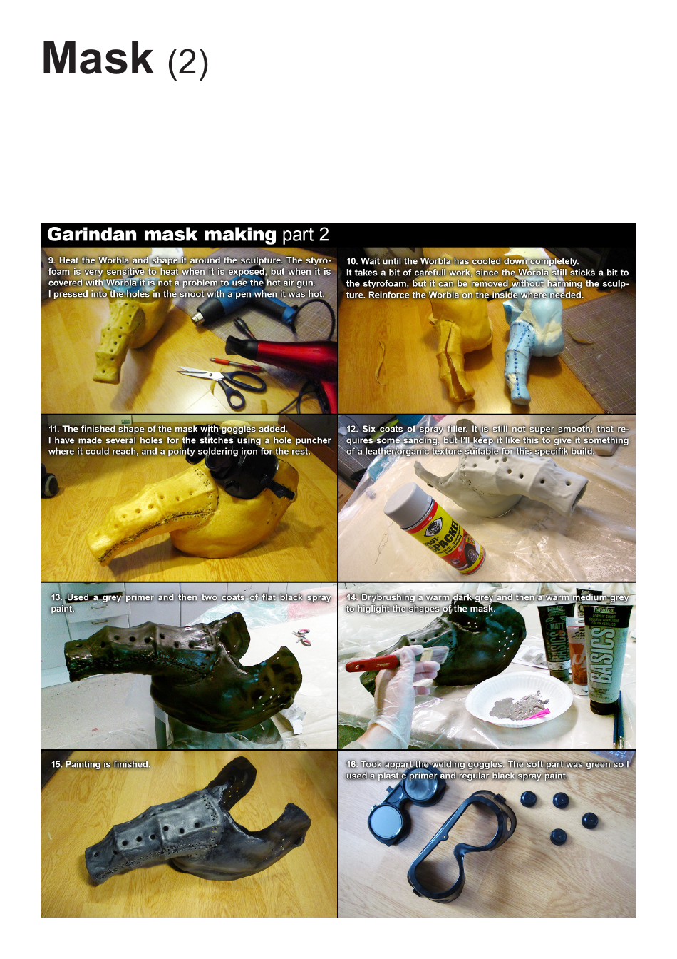 Star Wars Garindan Cloak Sewing Pattern Template, Page 12